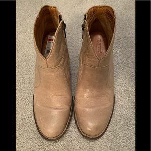 Born ankle boots. Leather upper. Never been worn.